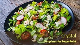  Presentation with feta cheese - Amazing presentation having fresh-greek-salad-feta-cheese backdrop and a tawny brown colored foreground