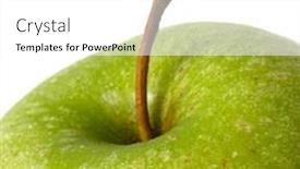  Presentation with green apples - 