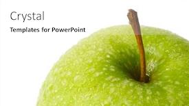  Presentation with green apples - 