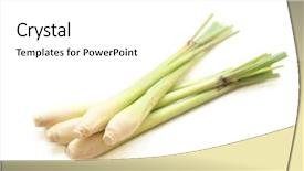  Presentation with fresh water splash green apple isolated white - Theme having fresh green lemongrass isolated background and a white colored foreground