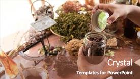  Presentation with alternative medicine - Amazing presentation having herbalist gardender small business owner backdrop and a  colored foreground