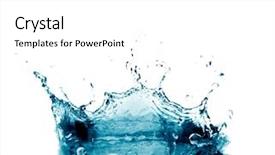  Presentation with water splash - Amazing slides having fresh idea - abstract water splash background backdrop and a  colored foreground