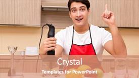  Presentation with feminine kitchen - Presentation theme consisting of fresh ideas orange juice - handsome man working background and a coral colored foreground