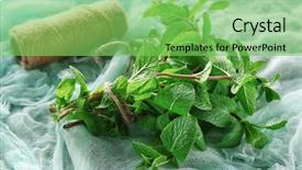 Presentation with buah jeruk lemon - PPT layouts consisting of fresh lemon balm on gauze background and a  colored foreground