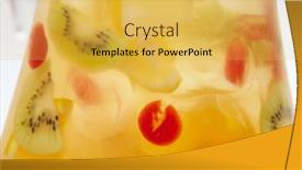  Presentation with lemonade - PPT theme featuring fresh-lemonade-with-fruits background and a yellow colored foreground