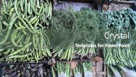  Presentation with rocket - Presentation enhanced with fresh-loose-vegetables-for-sale background and a gray colored foreground