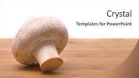  Presentation with button mushroom fresh mushroom - Beautiful presentation design featuring young man in a blue cap dancing hip hop - collage backdrop and a dark gray colored foreground