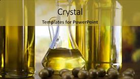  Presentation with agriculture olive oil - PPT layouts consisting of fresh olives olive oil background and a gold colored foreground