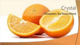  Presentation with fruits - Slides featuring fresh-orange-fruits-whole background and a yellow colored foreground