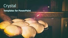  Presentation with dough - Presentation consisting of fresh-original-italian-raw-pizza background and a tawny brown colored foreground