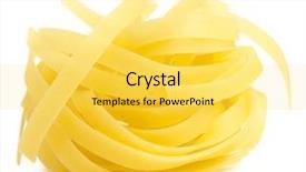  Presentation with pasta - PPT layouts consisting of fresh pasta isolated background and a yellow colored foreground