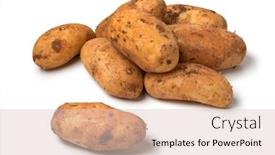  Presentation with background - Colorful presentation enhanced with fresh-picked-raw-whole-diamant backdrop and a lemonade colored foreground