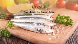  Presentation with fresh man chemistry - PPT theme having fresh-pilchard background and a coral colored foreground