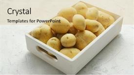  Presentation with container - PPT layouts with white container filled with clean background and a yellow colored foreground