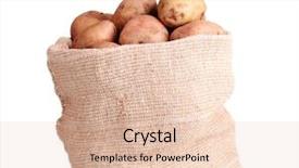  Presentation with fresh water splash green apple isolated white - Colorful presentation enhanced with fresh potatoes in the bag backdrop and a lemonade colored foreground