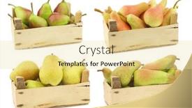  Presentation with colorful - Presentation design featuring fresh-qtee-pears-colorful-carmen background and a blonde colored foreground