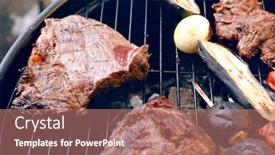  Presentation with eggplant - Cool new presentation with fresh raw beef fillet steak red meat with tomatoes and eggplant on skewers on big round barbecue brazier grid full with ready charcoal backdrop and a coral colored foreground