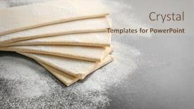  Presentation with dough - Colorful PPT layouts enhanced with fresh-raw-puff-dough backdrop and a lemonade colored foreground