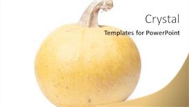  Presentation with fresh water splash green apple isolated white - Audience pleasing slides consisting of fresh-raw-pumpkin-isolated backdrop and a white colored foreground