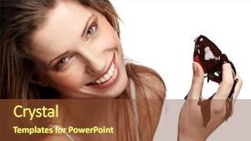  Presentation with chocolate strawberry - Colorful slide deck enhanced with fresh red strawberry with chocolate backdrop and a tawny brown colored foreground