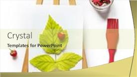  Presentation with high quality - Slides having fresh-ripe-raw-raspberries background and a  colored foreground