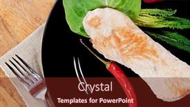  Presentation with green plate - 