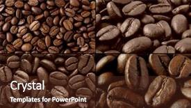  Presentation with coffee beans - Amazing presentation having we increased your case load backdrop and a coral colored foreground.