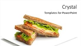  Presentation with fresh meat - Presentation design having man with smartphone drinking beer and taking selfie at bar or pub background and a coral colored foreground.