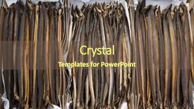  Presentation with boxes - Audience pleasing PPT theme consisting of fresh smoked eels in cardboard backdrop and a tawny brown colored foreground