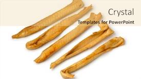  Presentation with background - Beautiful slide deck featuring fresh-smoked-pieces-of-spiny backdrop and a blonde colored foreground