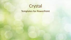  Presentation with light green - Beautiful presentation featuring fresh spring green grass isolated backdrop and a cream colored foreground