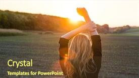  Presentation with fresh start - Amazing presentation having fresh start of the day backdrop and a tawny brown colored foreground