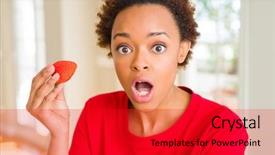  Presentation with eating - Amazing presentation having fresh strawberries for breakfast scare backdrop and a red colored foreground