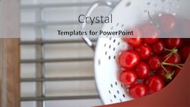  Presentation with cherry - Beautiful PPT layouts featuring fresh-tasty-cherry-tomatoes backdrop and a lemonade colored foreground