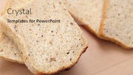  Presentation with fresh toast sandwiches egg - Audience pleasing presentation consisting of fresh toasts backdrop and a lemonade colored foreground