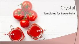  Presentation with tomato juice - Beautiful presentation featuring fresh-tomato-juice-and-ripe backdrop and a white colored foreground