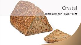  Presentation with triangle - Amazing PPT layouts having fresh-triangle-loaf-of-german backdrop and a white colored foreground