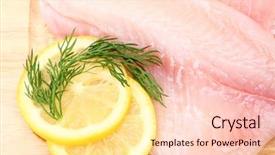  Presentation with lemon - Presentation theme with board st peter's fish background and a lemonade colored foreground