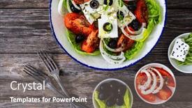  Presentation with feta cheese - 