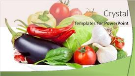  Presentation with leaves - Cool new presentation theme with fresh-vegetable-with-leaves-isolated backdrop and a lemonade colored foreground