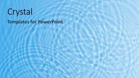  Presentation with fresh water - PPT theme enhanced with fresh water background background and a light blue colored foreground