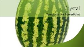  Presentation with fresh water - Audience pleasing slide deck consisting of fresh-watermelon-isolated-organic-water backdrop and a yellow colored foreground
