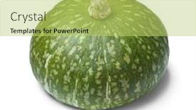  Presentation with winter - Slide deck enhanced with fresh-whole-kabocha-winter-squash background and a yellow colored foreground