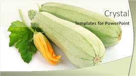  Presentation with fruits - Audience pleasing PPT layouts consisting of fresh-zucchini-fruits-with-green backdrop and a soft green colored foreground
