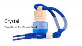  Presentation with air - Theme consisting of freshener isolated on white background background and a white colored foreground