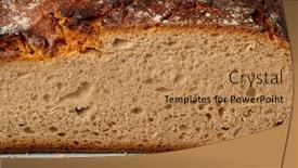  Presentation with german - Audience pleasing PPT theme consisting of freshly-baked-and-sliced-traditional backdrop and a coral colored foreground