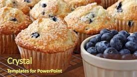  Presentation with blueberry - Amazing presentation theme having jigsaw puzzle connections business concept backdrop and a light blue colored foreground.