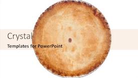  Presentation with clone - PPT layouts having freshly-baked-cherry-pie background and a coral colored foreground
