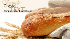  Presentation with baking freshly baked pie fresh - Cool new presentation theme with freshly baked french bread backdrop and a lemonade colored foreground