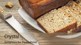  Presentation with gluten free - Presentation theme enhanced with coconut flour and flaxseed background and a coral colored foreground